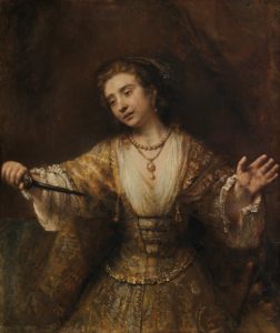 Lang leve Rembrandt, Lucretia by Rembrandt