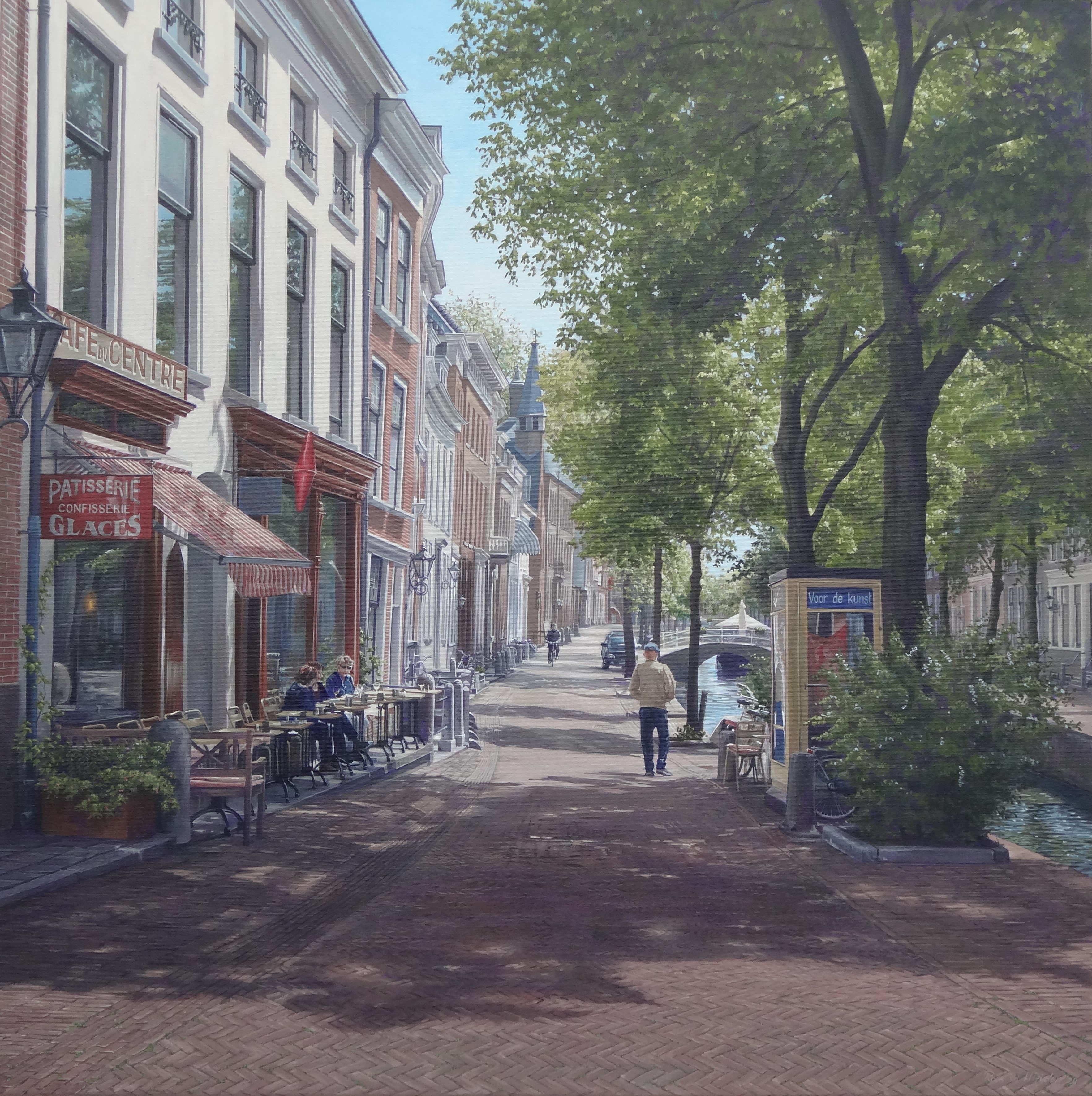 Hartje zomer -schilderijen van Delft